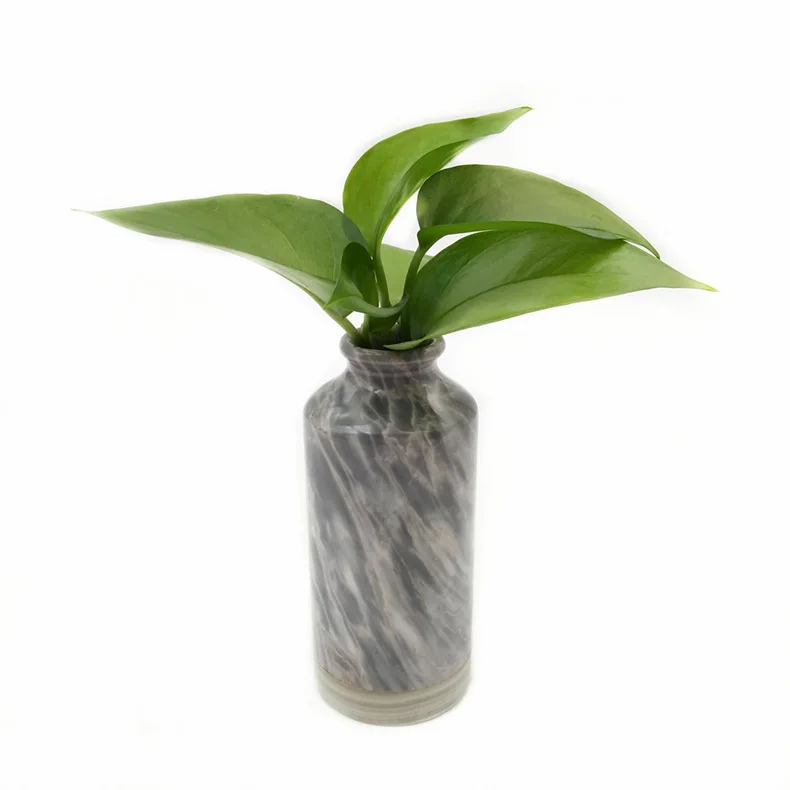 Faith Stone High Quality Natural Marble Vase Modern Design Honed Surface Finish Graphic Design Solution Capable
