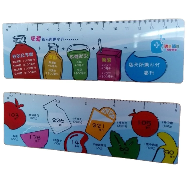 custom 3D lenticular ruler