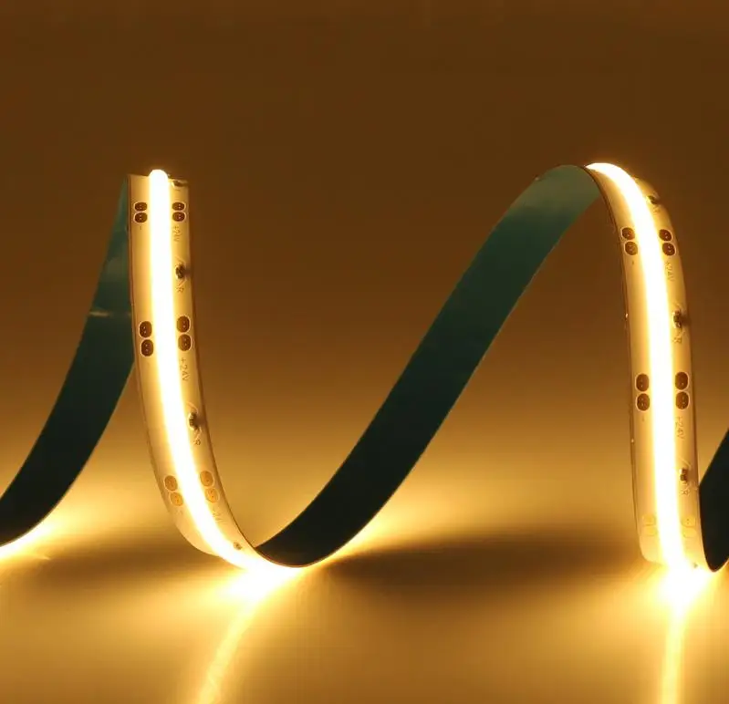 5M 12v 24v 320LEDs/m 2700K/3000K/4000K/6000K White COB Led Strip use for  USB Dimmer Controller