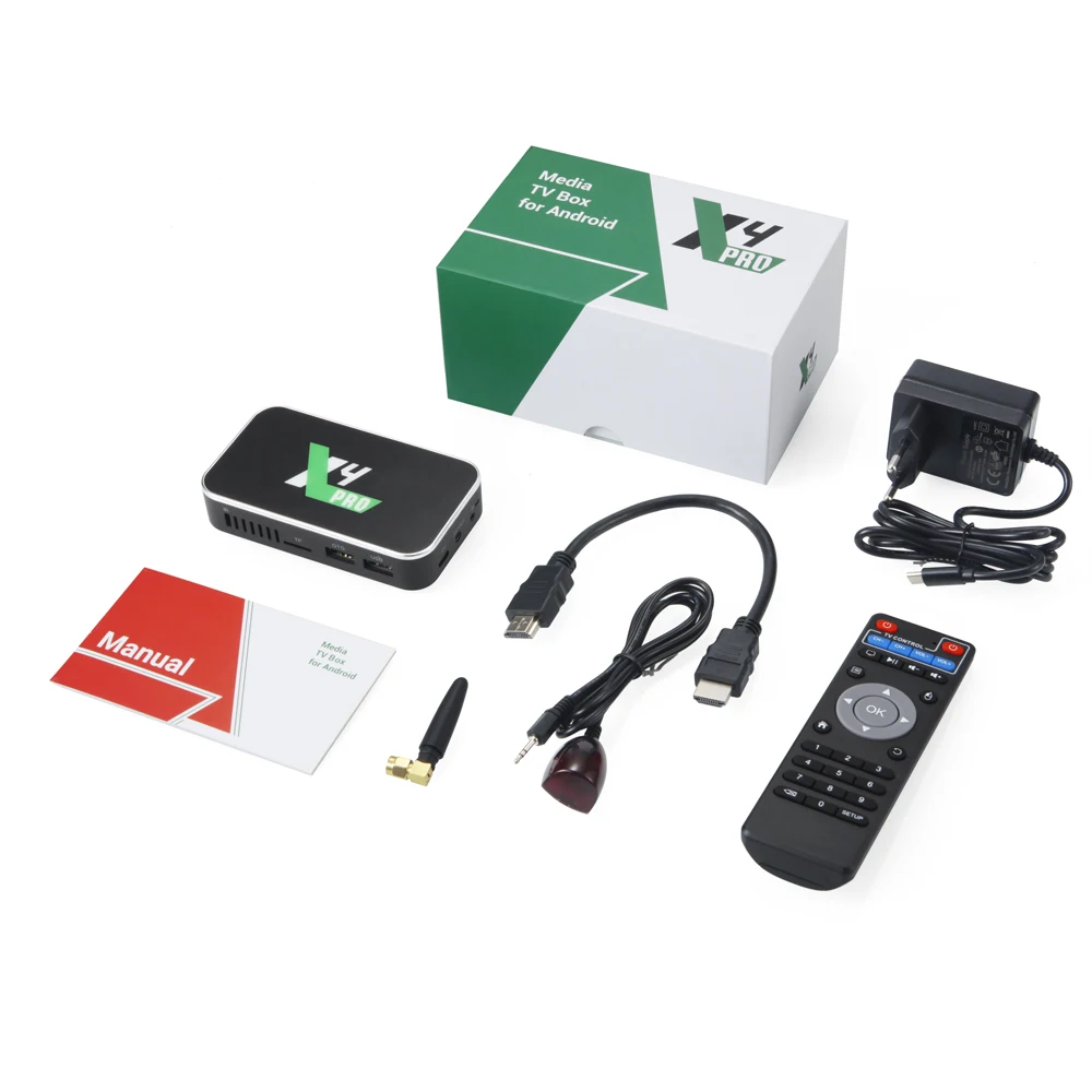 Приставка Смарт-ТВ UGOOS X4 PRO 4 + 32/64 ГБ Amlogic S905X4 Android 11 BT4.0 1000 м