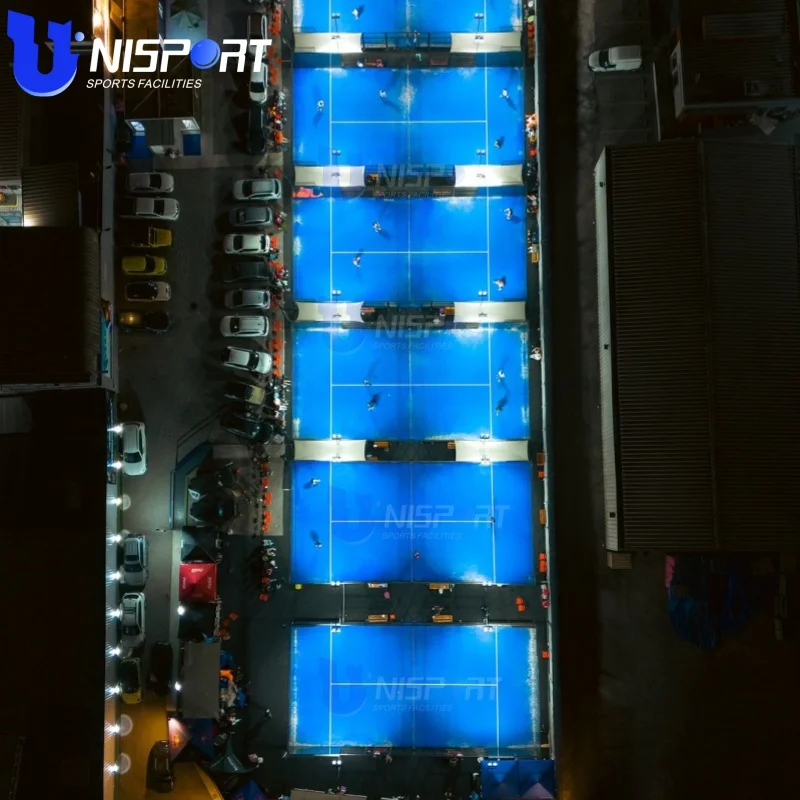 Indoor And Outdoor Padel Tennis Court Padel Court With Removable Super Panoramic Padel Court