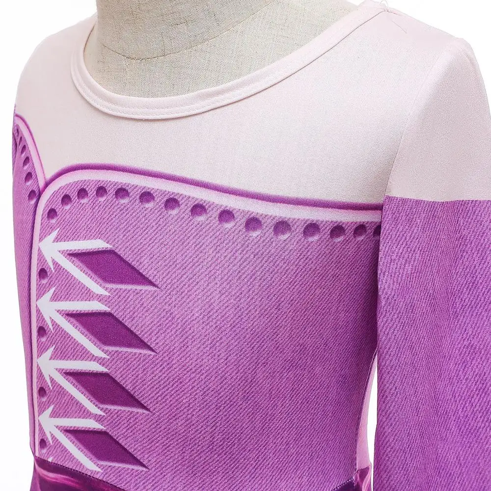 Fashion Frozen 2 New Style Kids Costume Cosplay Princess Elsa frozen dress