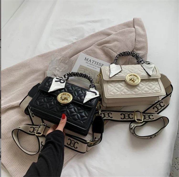 2022 spring new fashion retro diamond handbag shoulder bag