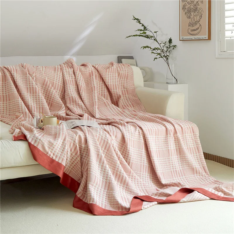 Manufacturers wholesale bamboo fiber cover blanket digital woven blanket summer cool feeling breathable cool feeling blanket