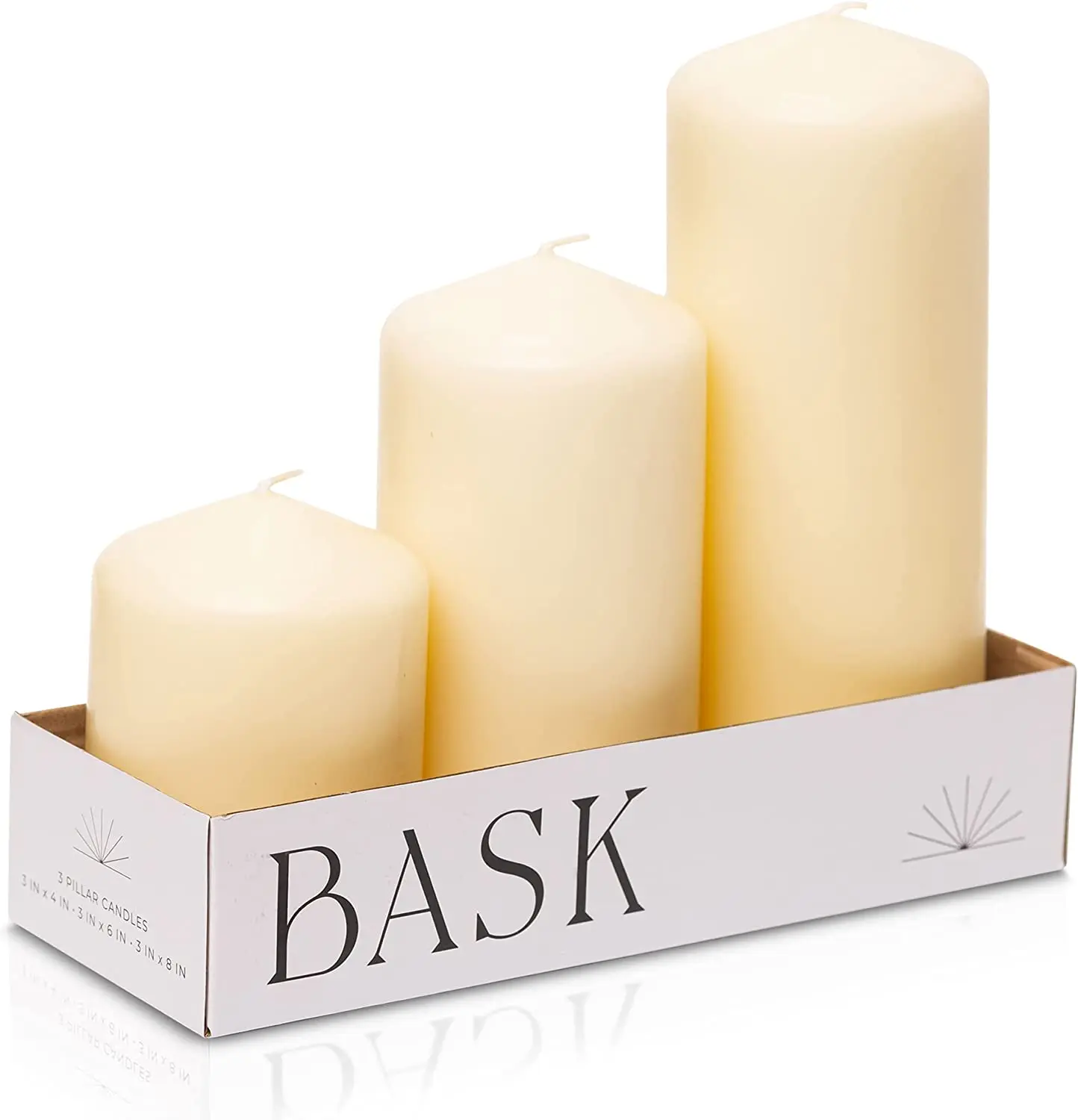 China candle factory making 7 days Velas votiva white paraffin wax pillar candles