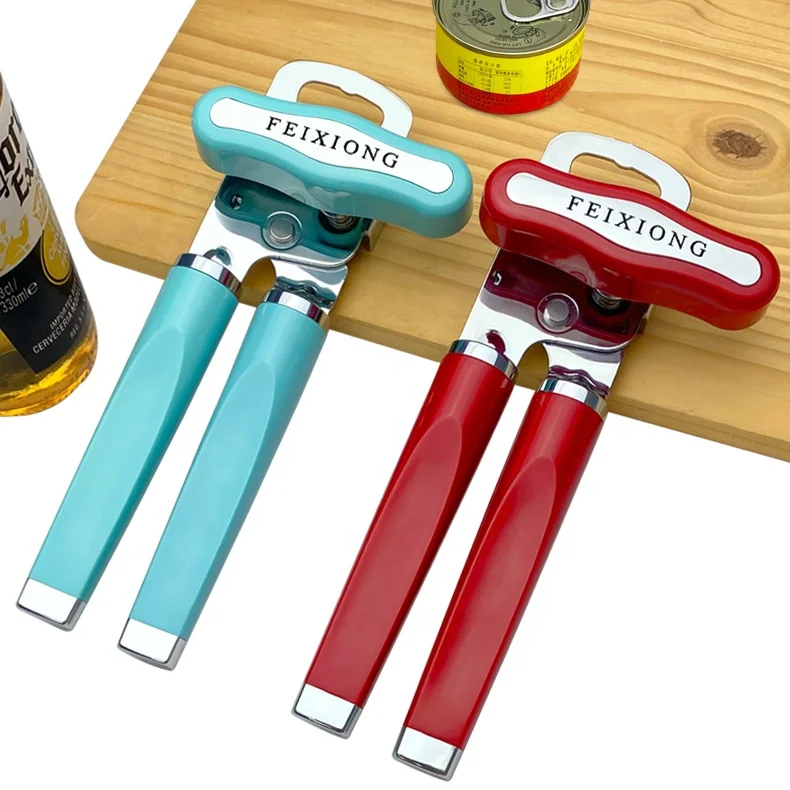 Feixiong 2023 High-Level Design Manual Iron Can Opener Beer Bottle Opener Smooth Edge Tin Jar Multifunctional Metal Can Opener