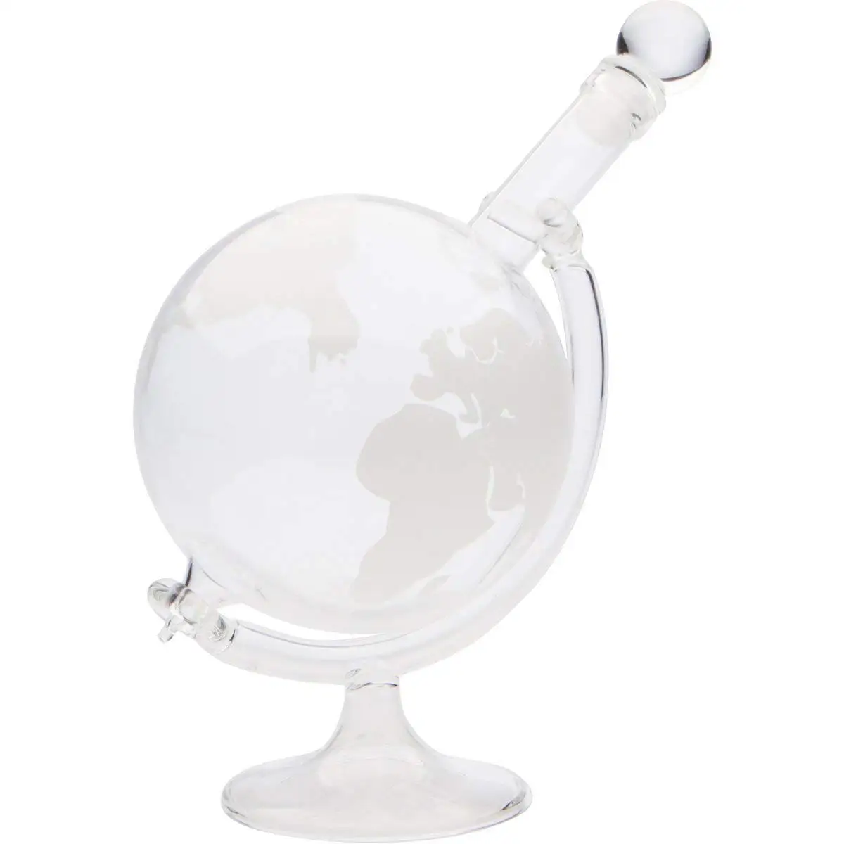 Hot Selling 750ml Globe Glass Wine Whiskey Liquor Decanter with Glass Base