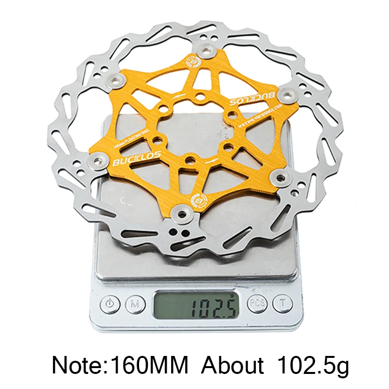 BUCKLOS bicycle disc brake rotor 160/180/203mm mountain bike brake pad floating bicycle brake disc