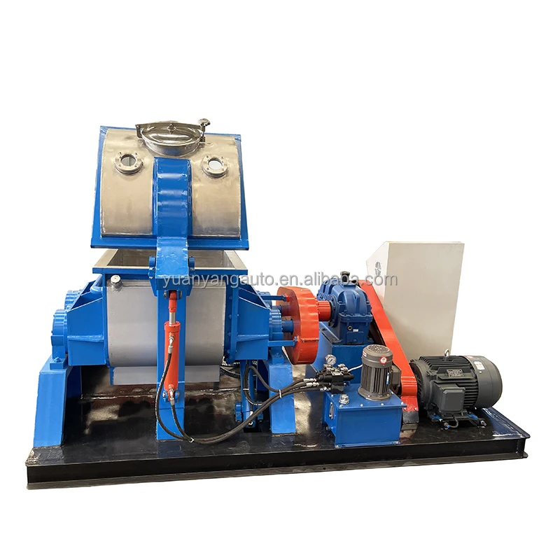 500L hydraulic tilting Double Z Blades Sigma Arm Kneader Mixer for Bubble gum/Chewing gum/Silicone rubber Kneading Machine