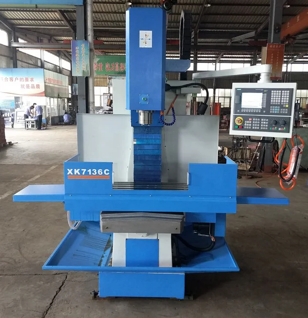 XK7136, XK7126 CNC milling machine vertical bed type cnc metal milling machine