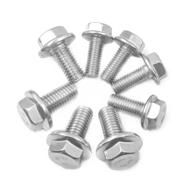Standard ASME B18.2.1 18.2.2 316 304 stainless steel hex bolt and nut 3/16 size