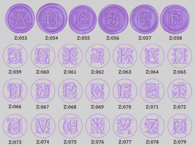 Retro Flower Letter Envelope Sealing Wax Copper Art Decorative Sealing Wax Seal Stamp