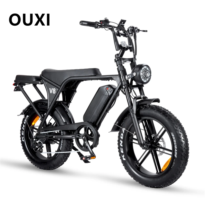 Original OUXI 250W Fatbike Electric Bicicleta Electrica 1000W Electric Hybrid Bike Elektrische Fiets OUXI V8