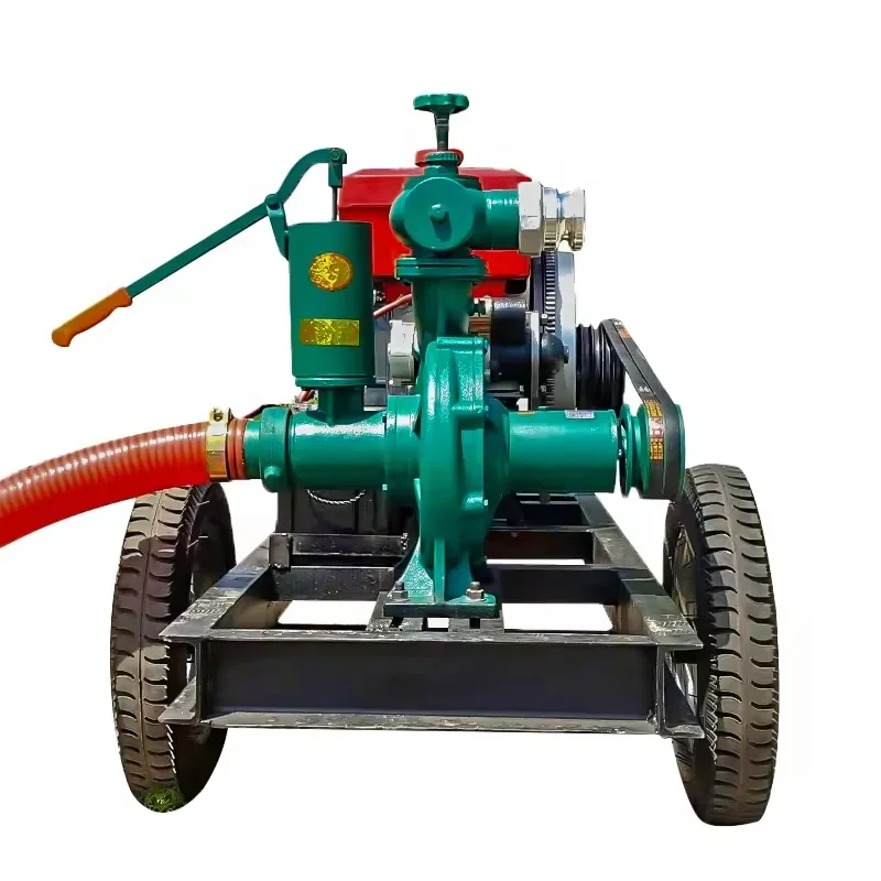 large capacity multi cylinder diesel agriculture irrigation self-priming river water pump