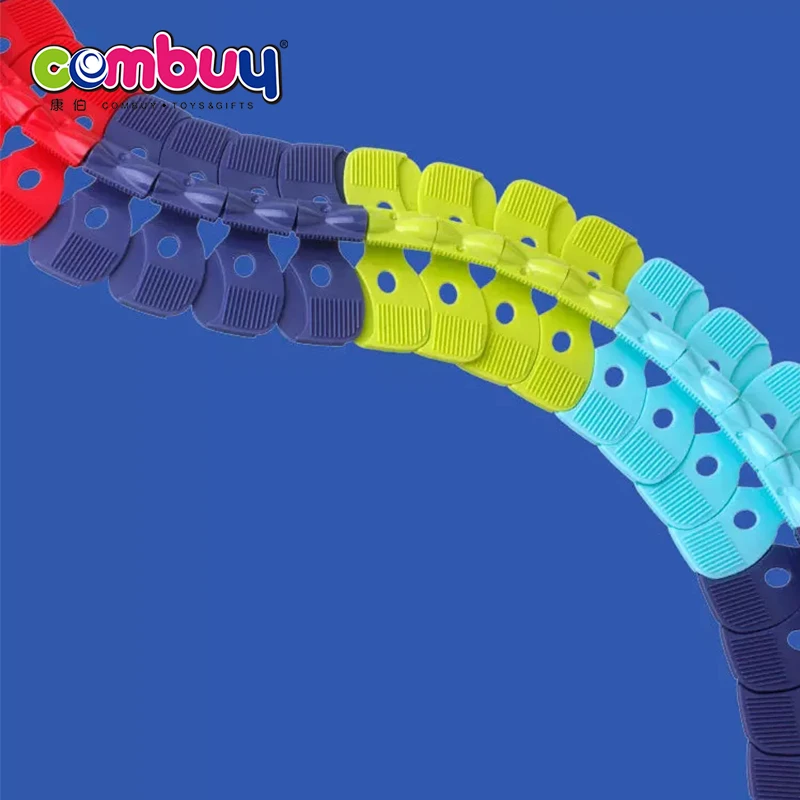 Variable DIY building block electric assembled race car track