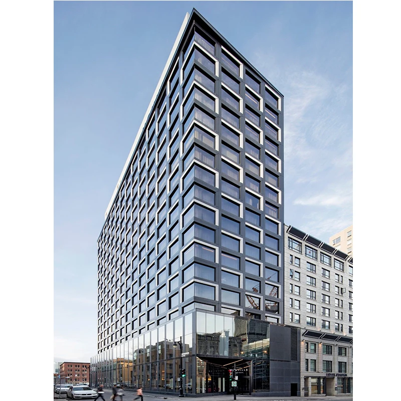 House Exterior Wall Cladding Fire Rated Facade Supply Glass Aluminum Curtain Wall