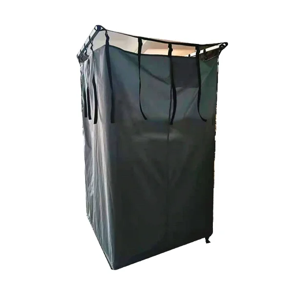 PVC Car Shower Room Waterproof Outdoor Camping Shower Tent with Custom Logo Aluminum Pole