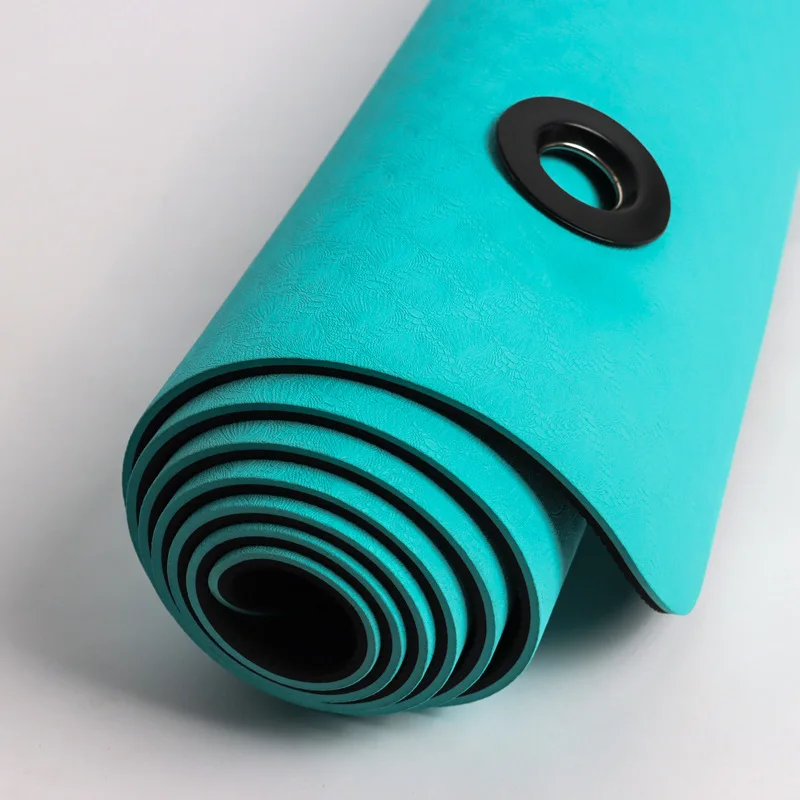 Portable Eco-friendly 2-layer Yoga Mat 6mm