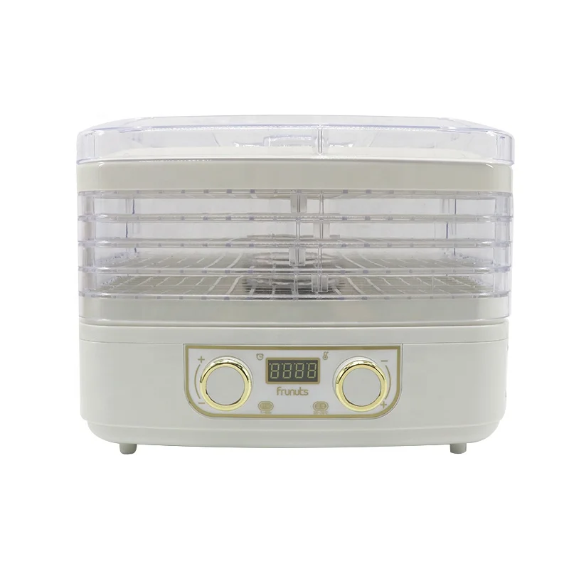 Цифровой 5 лотков дома сушилка для фруктов с регулируемой температурой овощи фрукты сушилка для овощей