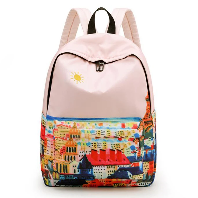 Custom Print Korean Classic School Day Backpack