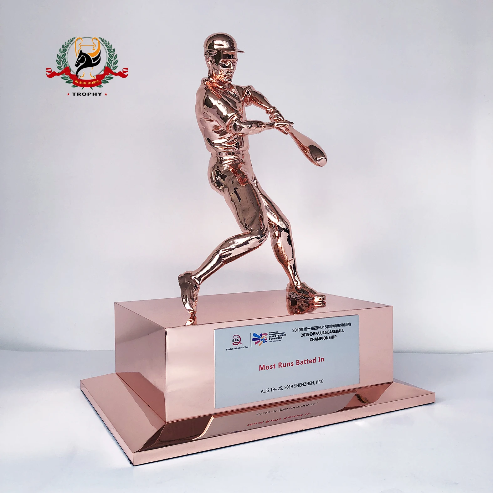 Изготовленные на заказ с бейсбольный мяч трофей металлическая фигурка победитель Трофи премии бейсболист скульптура сувениры