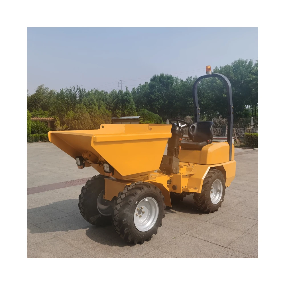 Wheel Barrow Construction Power Wheel Barrow 4*4 Motorized Wheelbarrow 200/1200kg Mini Dumper