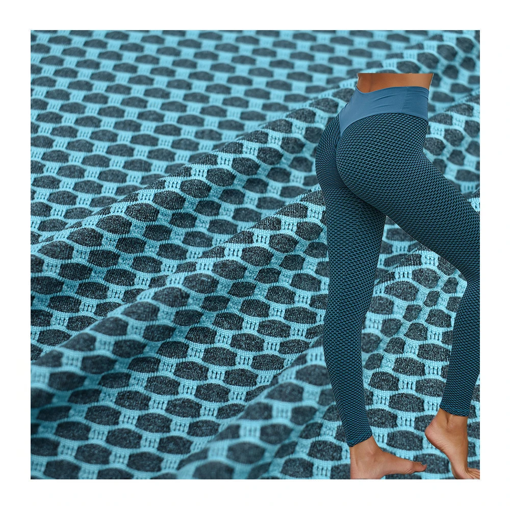 Hot sale High elastic quick dry Solid single jacquard polyester knitted tight spandex lululemon fabric for yoga wear