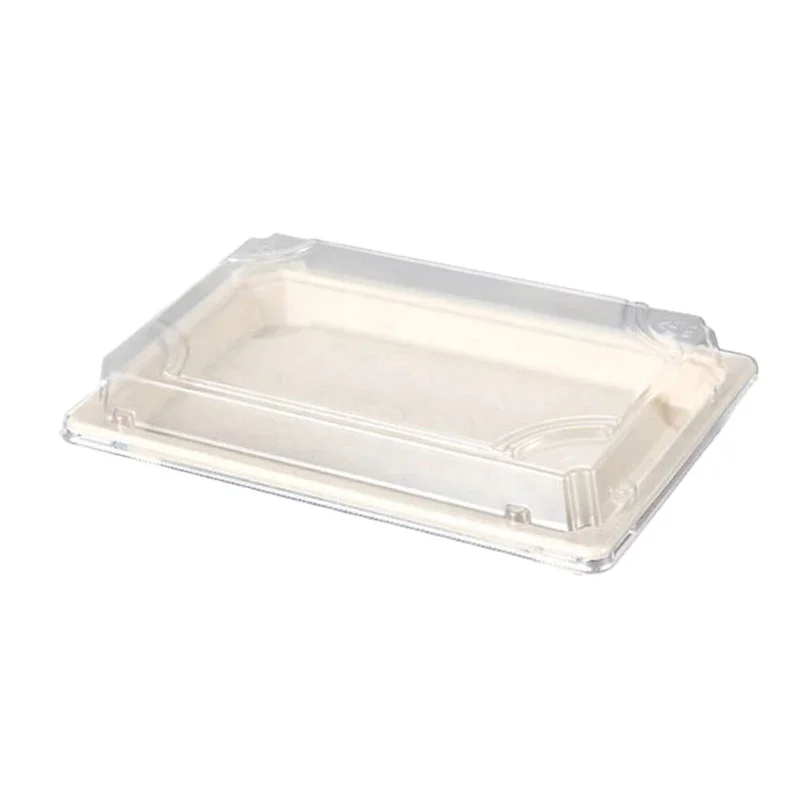 Competitive Natural To Go Container Paper Food Pulp Sugarcane Bagasse Sushi Tray