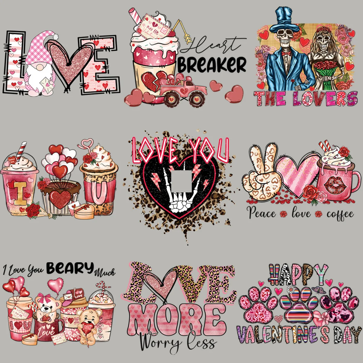 Custom Transfers Sheets Vinyl Heat Press Transfer Designs for T Shirts for Transfer Printing