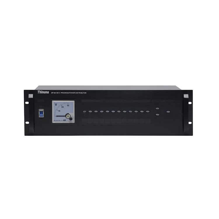 Thinuna SP-6212E II Power Controller Distributor Sound System with 12-channel Power Supply Output DJ Power Distributor
