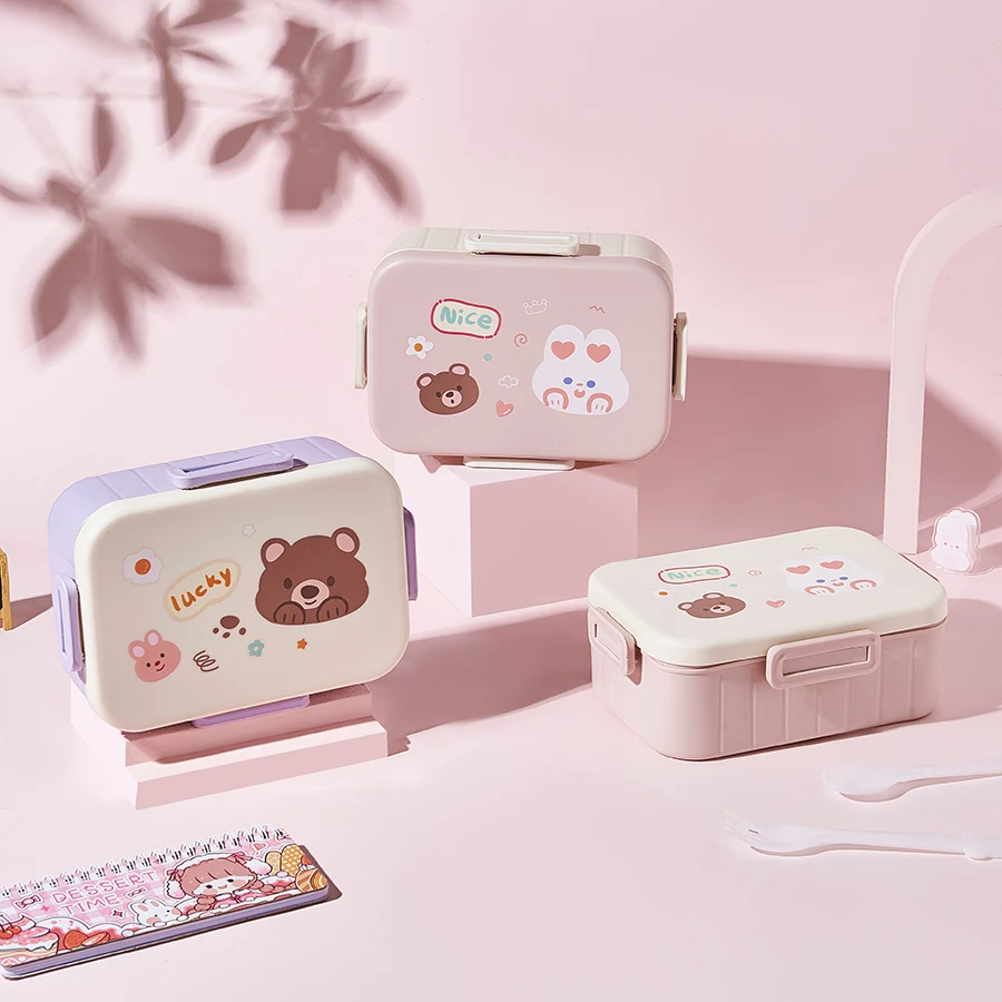 Portable Lunch Box Children Student Bento Box Custom Food Warmer Box