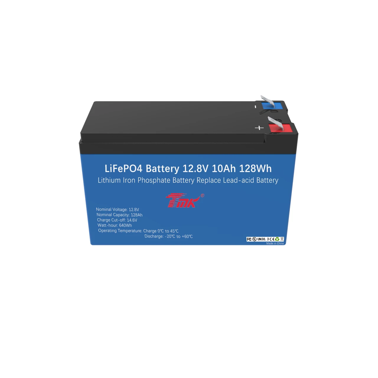 Customize Rechargeable LiFePO4 Battery Pack 12V 9V Battery 10Ah Lithium Iron Phosphate Solar Battery