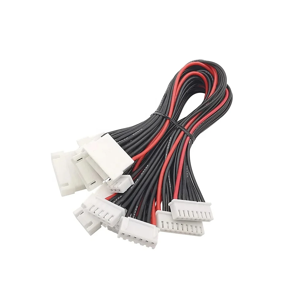 Lipo Battery Charge Wire Male to Female Balance Extension Cable 2S 3S 4S 5S 6S 7Pin 7S 8S 22AWG 300mm For RC Car Drone