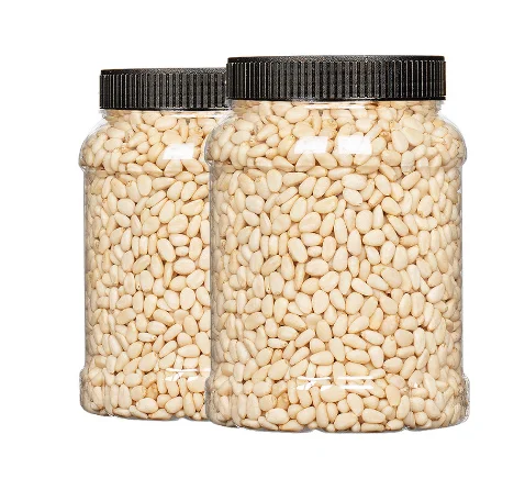 Top Quality Pine Nuts Kernels Weigh the nuts and pine nuts in small package with can weight 250g