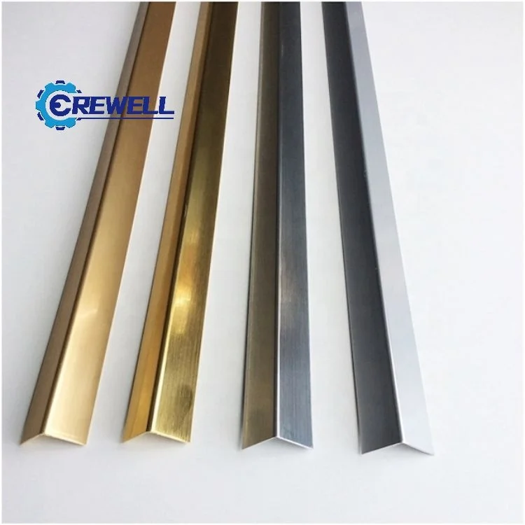 stainless steel gold hotel decorative flat copper flat bar good price angle bar