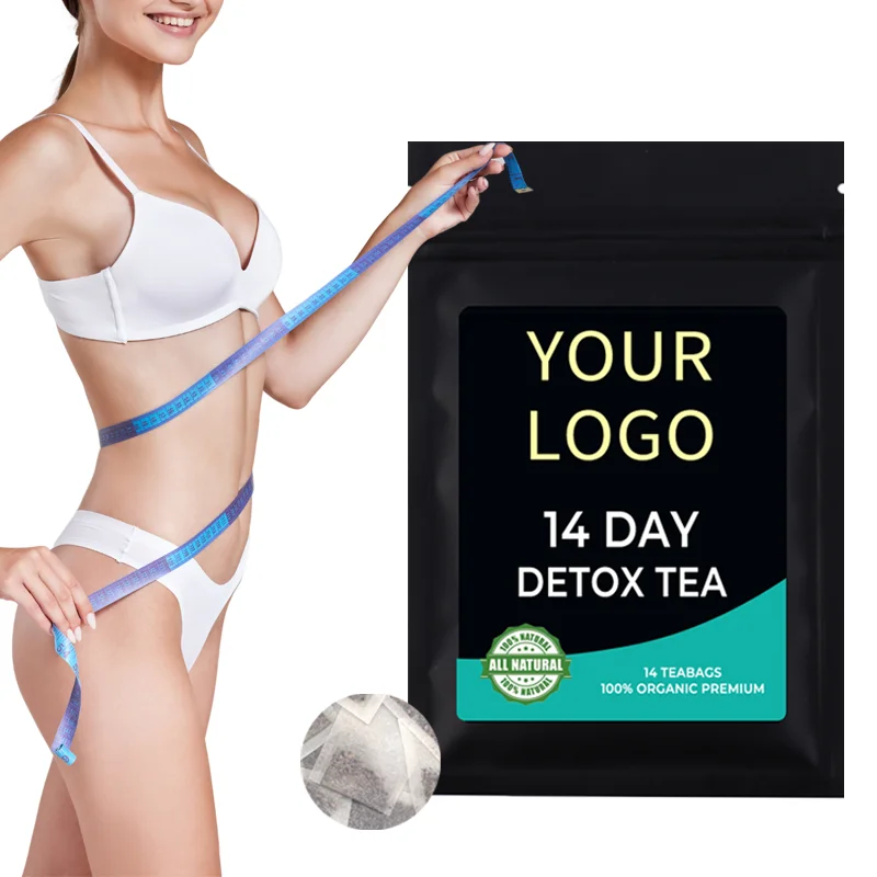 Фирменный натуральный органический чай для похудения, потеря веса, плоский, для живота, 14 дней, Детокс-чай