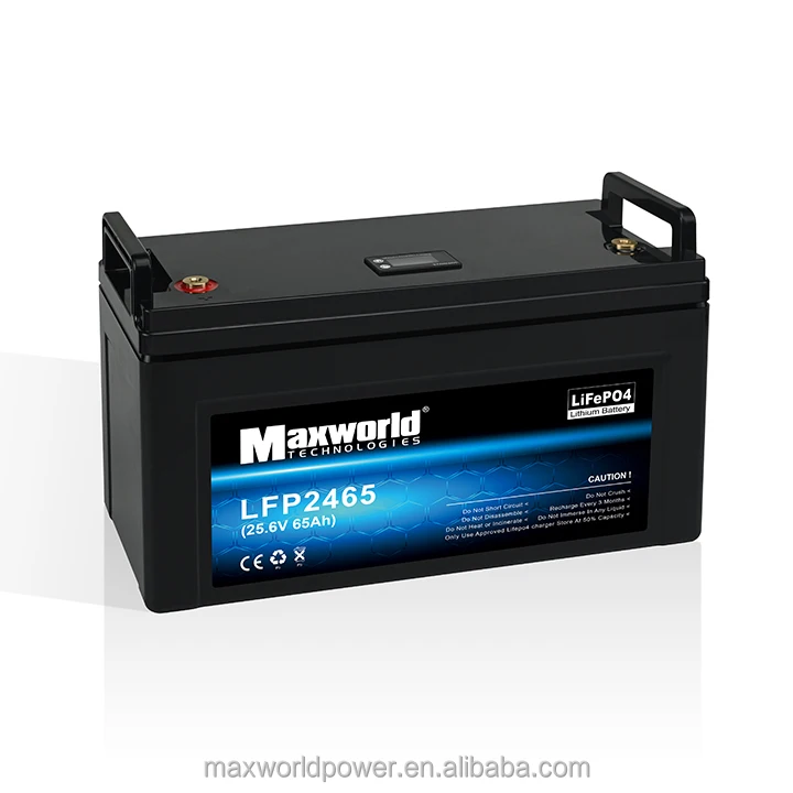 Factory Customized LCD Lifepo4 24 Volt Lithium Battery 24V 60ah for Boat Marine