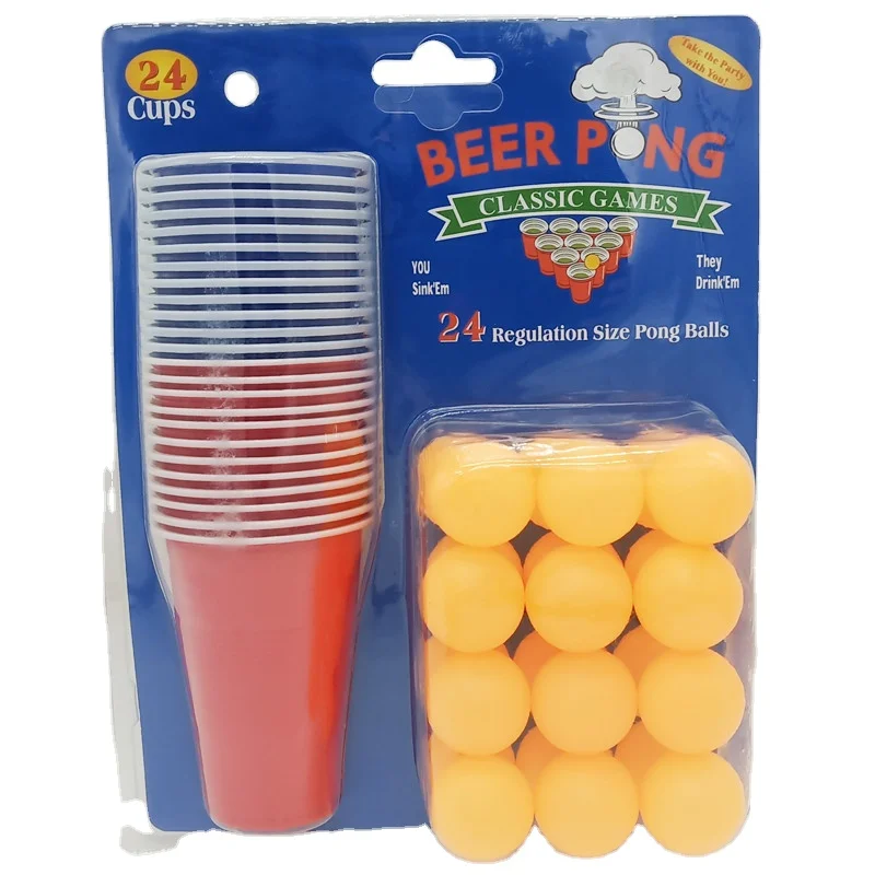 16oz party red beer pong cups kits large Plastic Reusable Beverage Cup for Drinking Beer