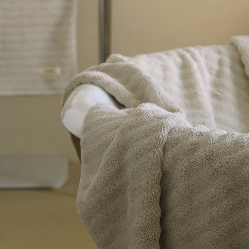 wholesale quick dry long-staple cotton white stripe absorbent solid cotton face towel bathroom hand bath towels