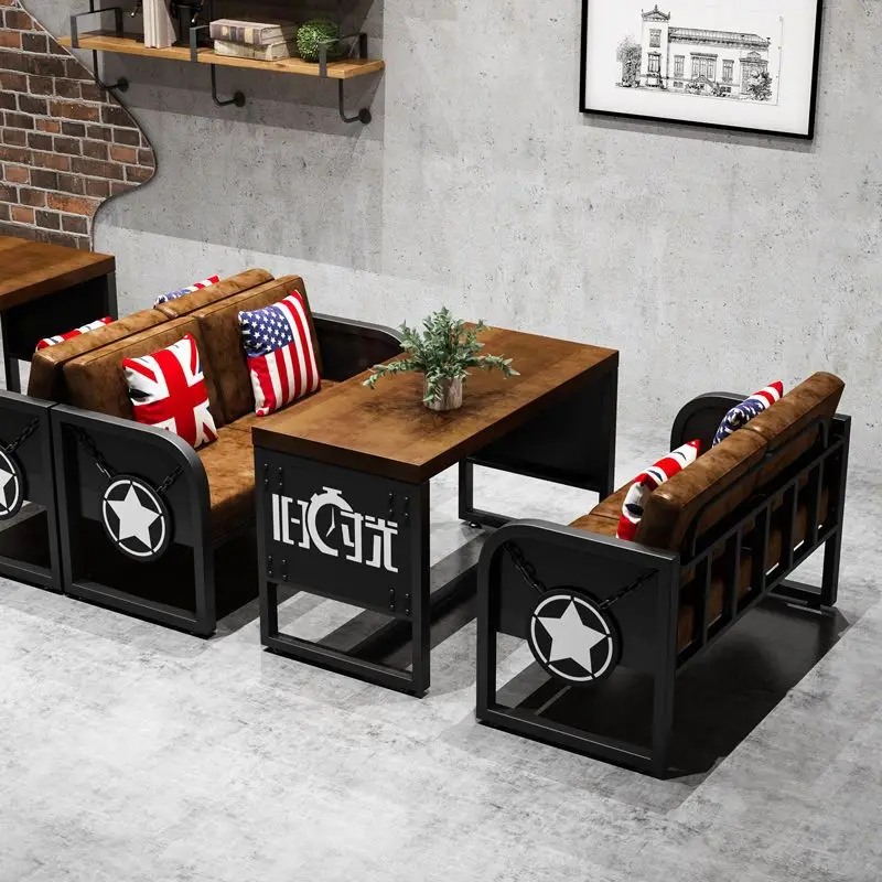 music bar industrial booth seating for restaurant