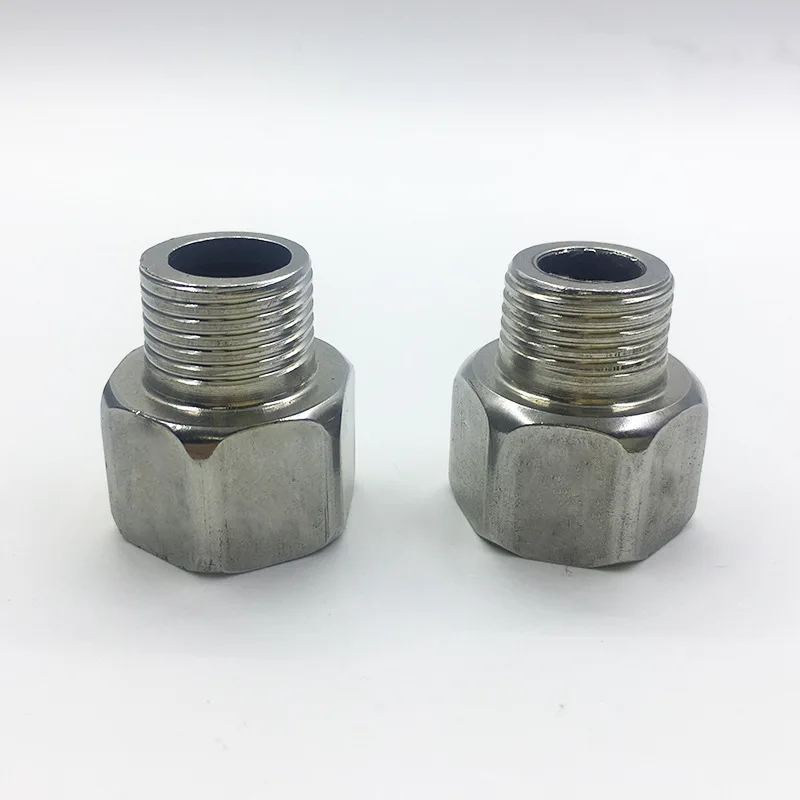 Nipple Plumbing materials stainless steel threaded Sanitary pipe fittings Union Elbow Nipple Tee Bushing for water supply