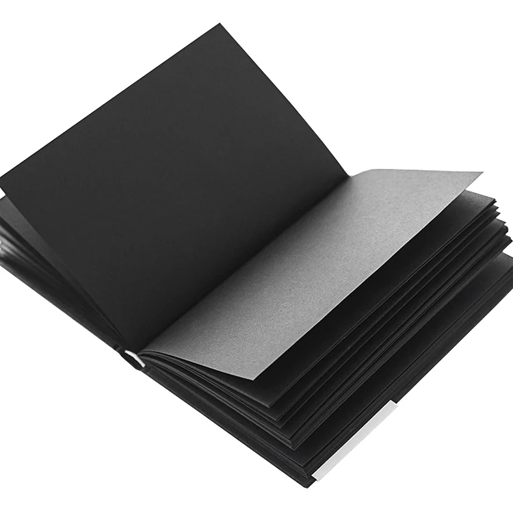 Wholesale cheap Writing Paper Stationery Kraft Paper blank hard cover Notebook A5