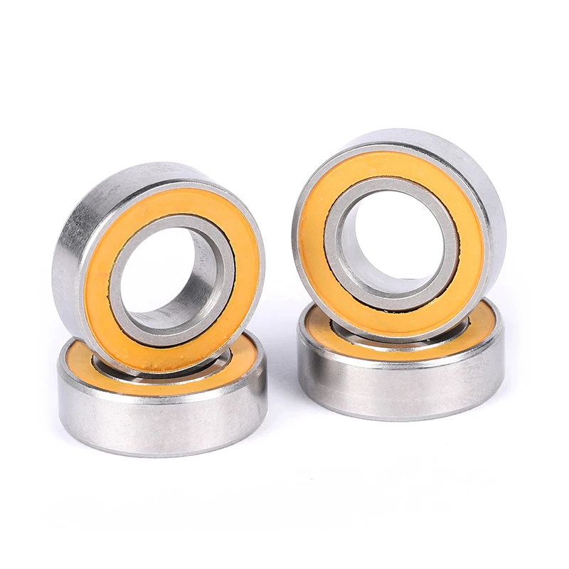 Недорогие S688 2RS CB ABEC7 8x16x5 мм модельные подшипники S688 2RS 8x16x5 Миниатюрные шарикоподшипники из нержавеющей стали
