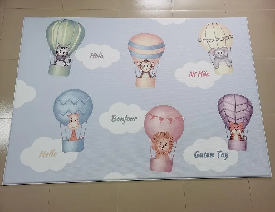 Factory Price Manufactory Baby Splat Mat Washable Large Floor Mat Antislip Waterproof Baby Play Mat