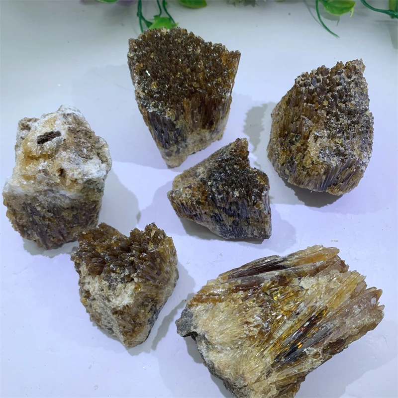 Wholesale Crystal Crafts unique spiritual products Amber calcite specimen For gifts