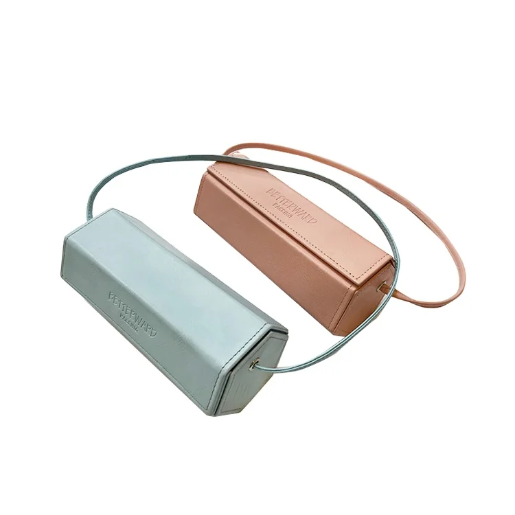 Кожа очки металлические изготовленные на заказ дисплей солнцезащитные Роскошная упаковочная машина мягкая логотипа бумажная Pu оптические Box Дело