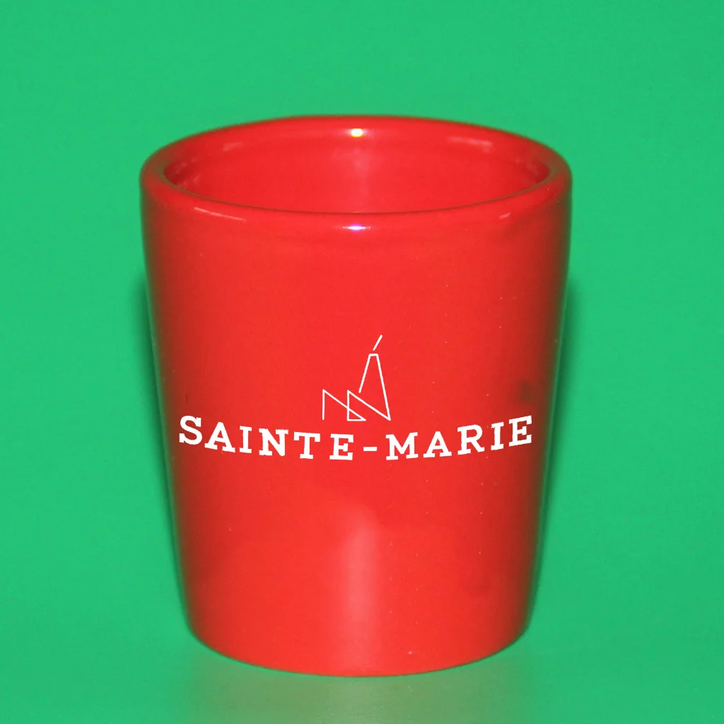 2oz Ceramic shot glass