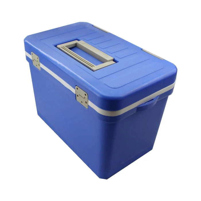 
12 liter blue refrigerated sampling box 