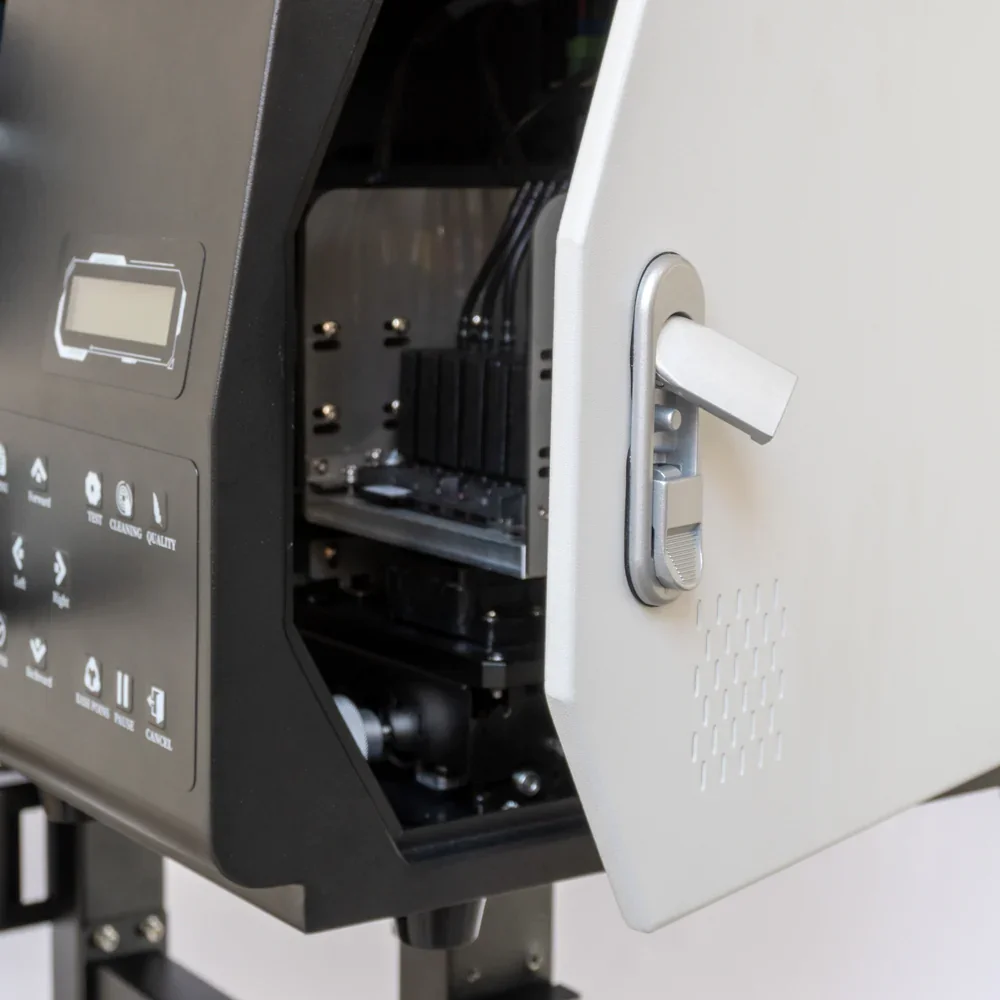 17' 2 in 1 Two Print Heads Gold Foil Label Printing Machine Roll Printer A4 A3 Size Digital UV Sticker DTF Flatbed Printer