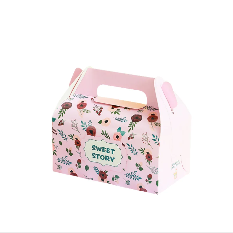 Custom Printing Fancy Mini Cardboard Cake Packing Boxes Sustainable Packaging For Your Delicious Creations In Bulk
